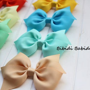 Girl Hair Bow 3.5 Hair Bow Hair Clip Toddler Hair Bow Baby Girl Hair Bow U Choose Colors image 9