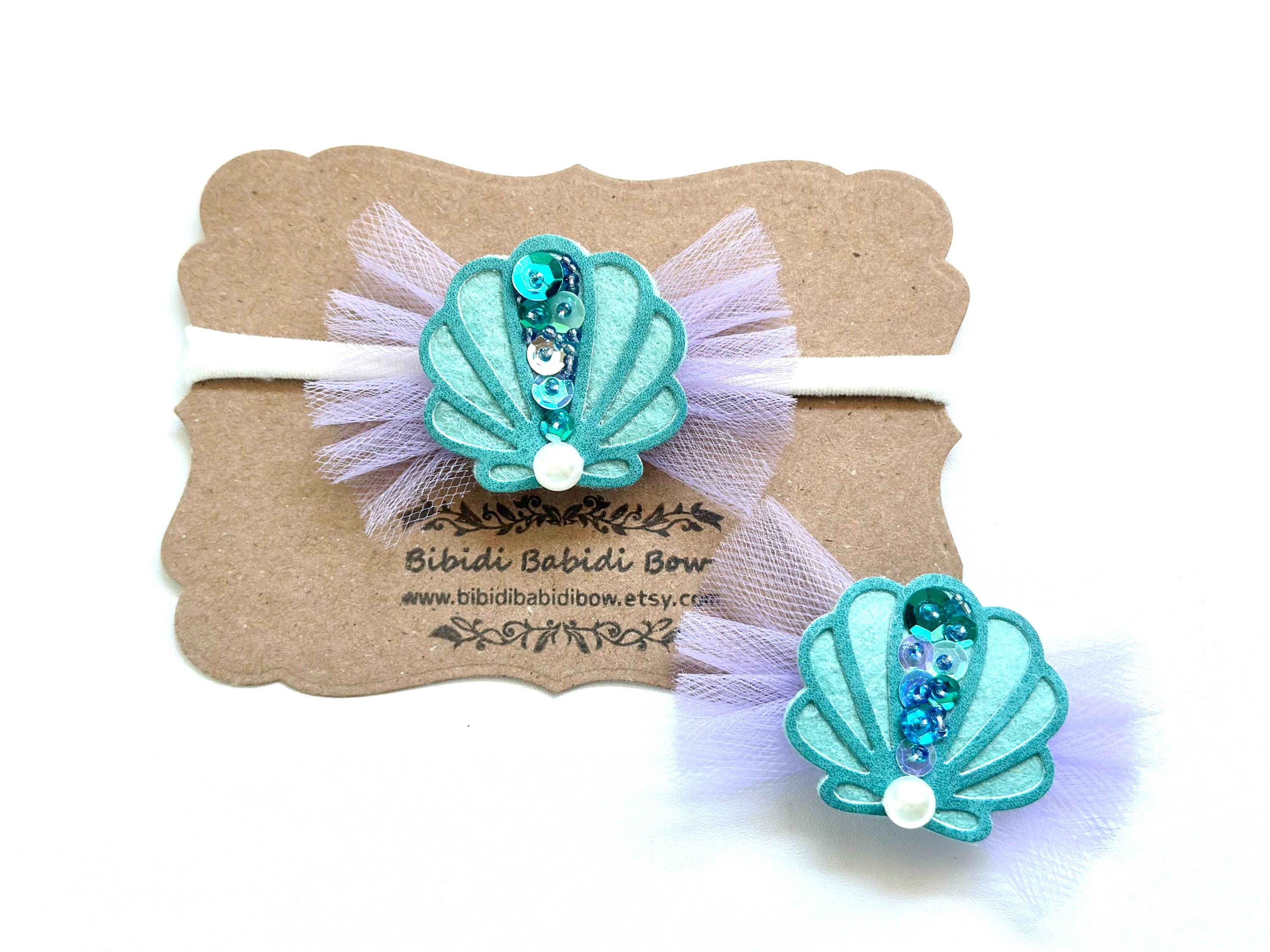 222. NEW The Pearled Seashells Beaded Headband Seashell Headband - Etsy main image 2