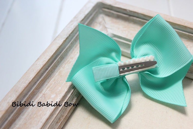 Girl Hair Bow 3.5 Hair Bow Hair Clip Toddler Hair Bow Baby Girl Hair Bow U Choose Colors image 4