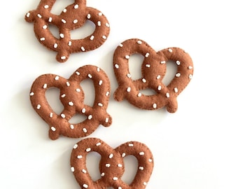 Pretzel Headband or Hair Clip – Handmade Pretzel Lover Gift