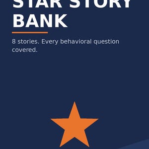 STAR Method Worksheet PDF | Star Interview Stories Template, Behavioral Interview Prep, STAR Story Bank Builder