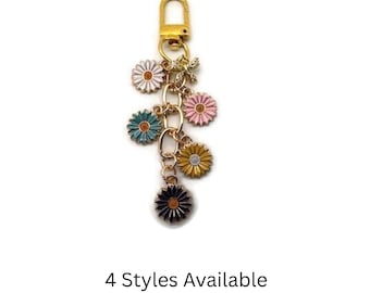 Nature Bag Charms in Choice of Floral, Woodland, Butterfly and Ocean
