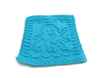 Ocean themed Knitted Baby Washcloths; Dishcloths;Octopus Washcloth;Starfish Washcloth