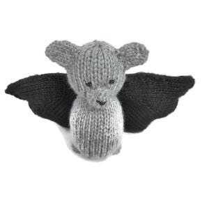 Handknit Bat Plush Decoration