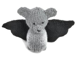 Handknit Bat Plush Decoration