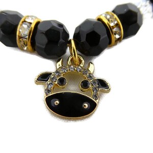Gold Cow Charm Bracelet