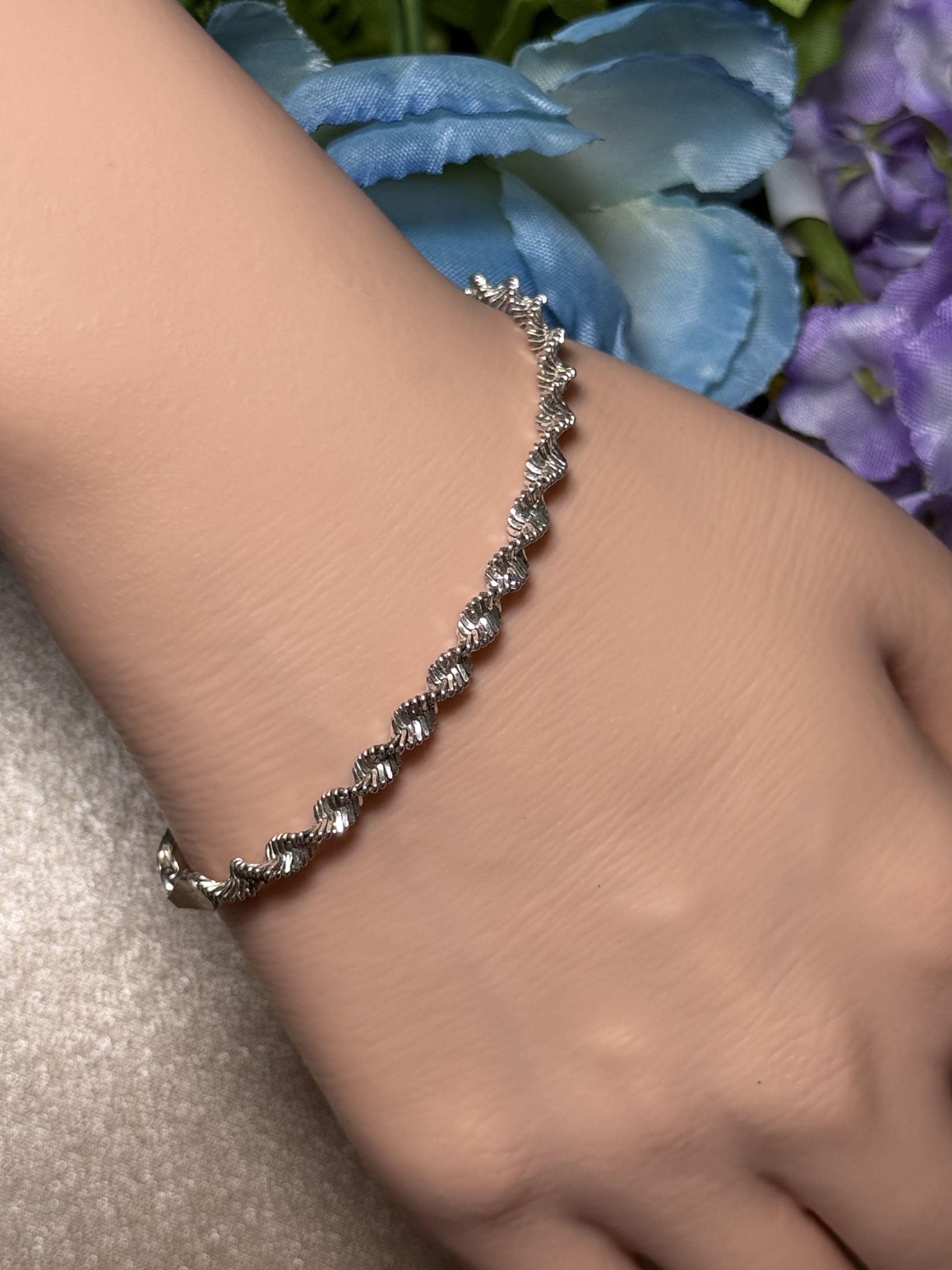 925 Italy Bracelet Vintage - Etsy