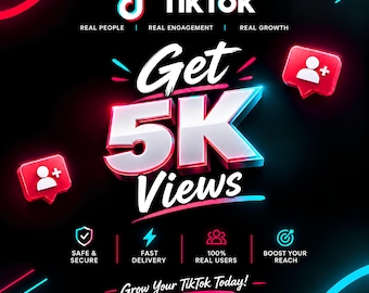 TikTok Views Service | 5K+ Video Views | TikTok Growth & Promotion | Niche Content Strategy