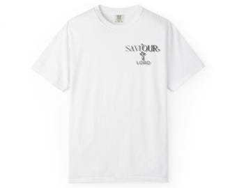 Our Lord Saviour original white tshirt logo