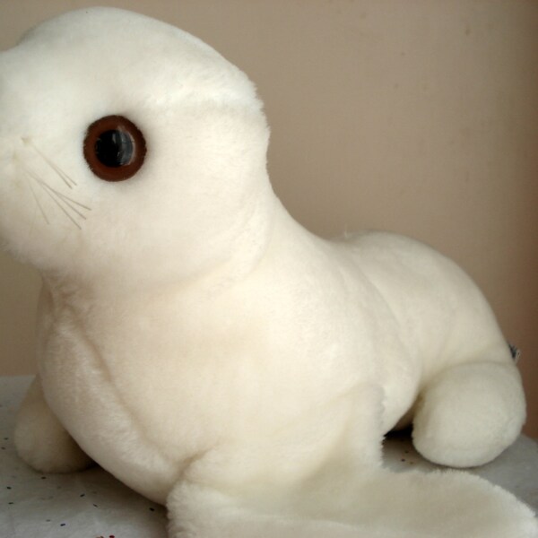 Vintage Dakin Seal 1977 Vintage Plush Toys Stuffed Animals Dakin Arctic Circle