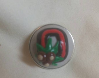 Block O Snap On Jewelry Bead With Buckeyes.  Fits The Popular Brands