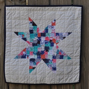 Handmade Star Mini Quilt