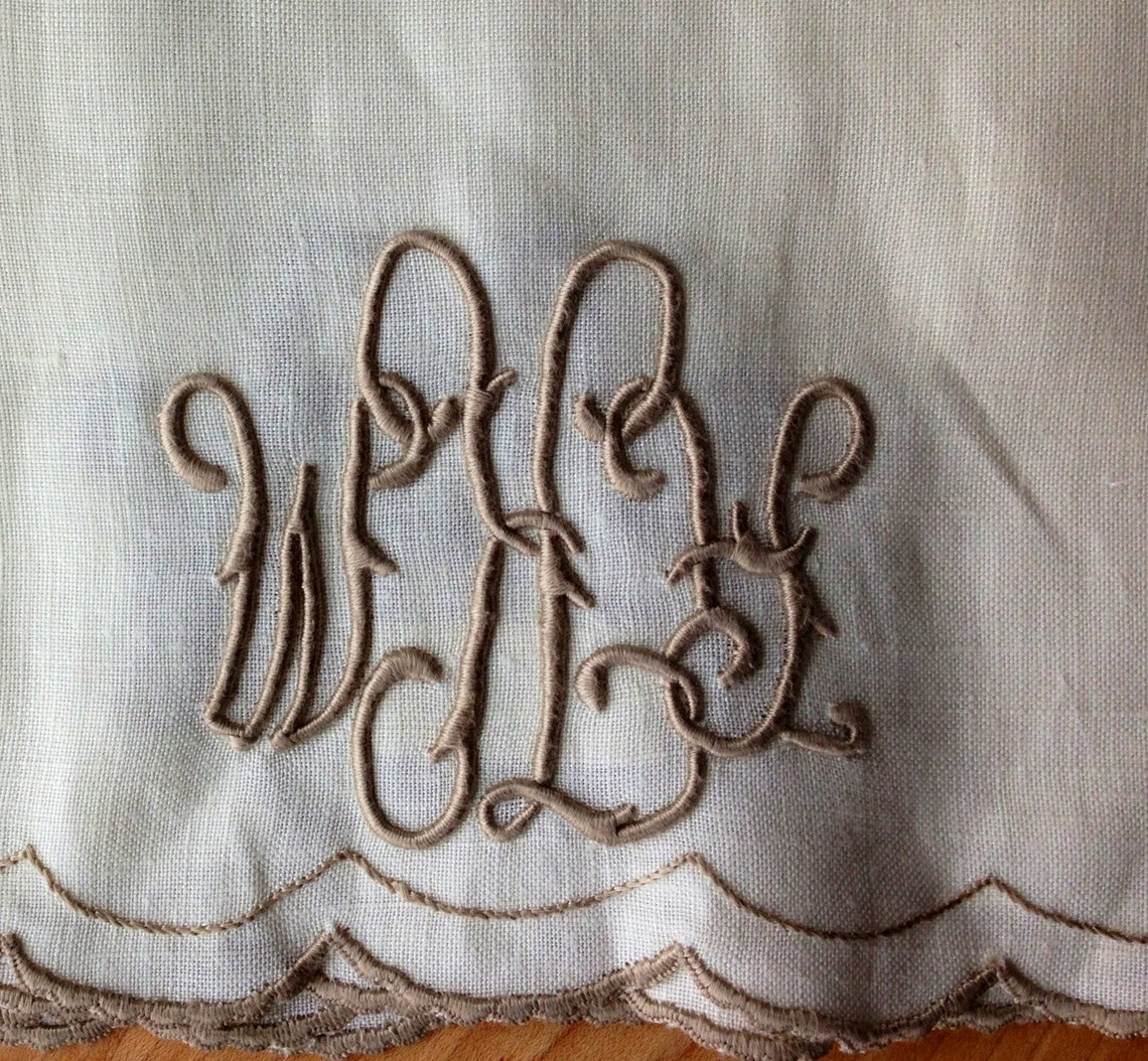 Vintage Madeira Linen Placemats Made in Portugal Embroidered Etsy