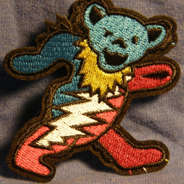 Grateful dead  ,dancing bear, 13 point sewn  patch