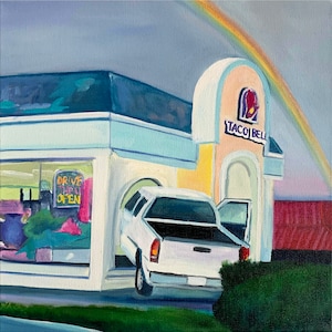 Taco Bell End of the Rainbow Print (FRAMED)