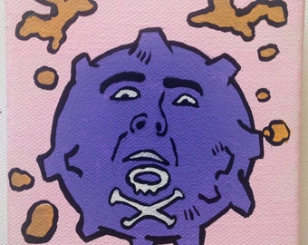 Cagemon: Koffing small painting