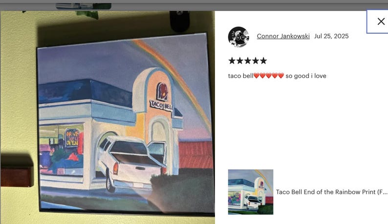 Taco Bell End of the Rainbow Print (FRAMED) image 8