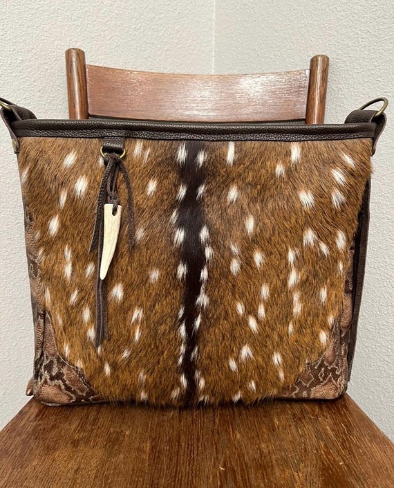 Axis Deer Hide Purse/Crossbody MADE TO ORDER