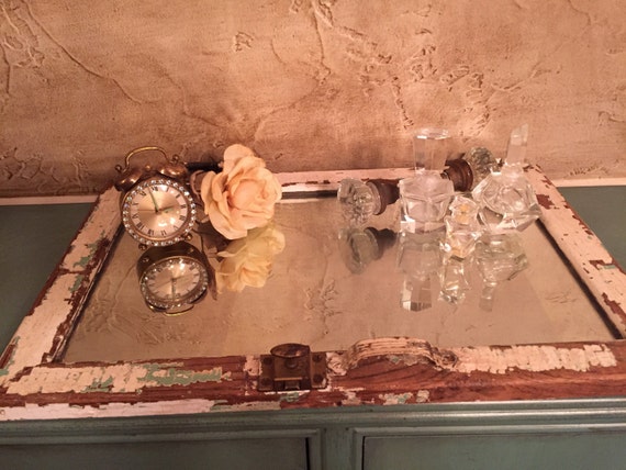 Vintage Shabby Chipped Paint Medicine Cabinet Mirror Vintage Shabby Chipped Paint
