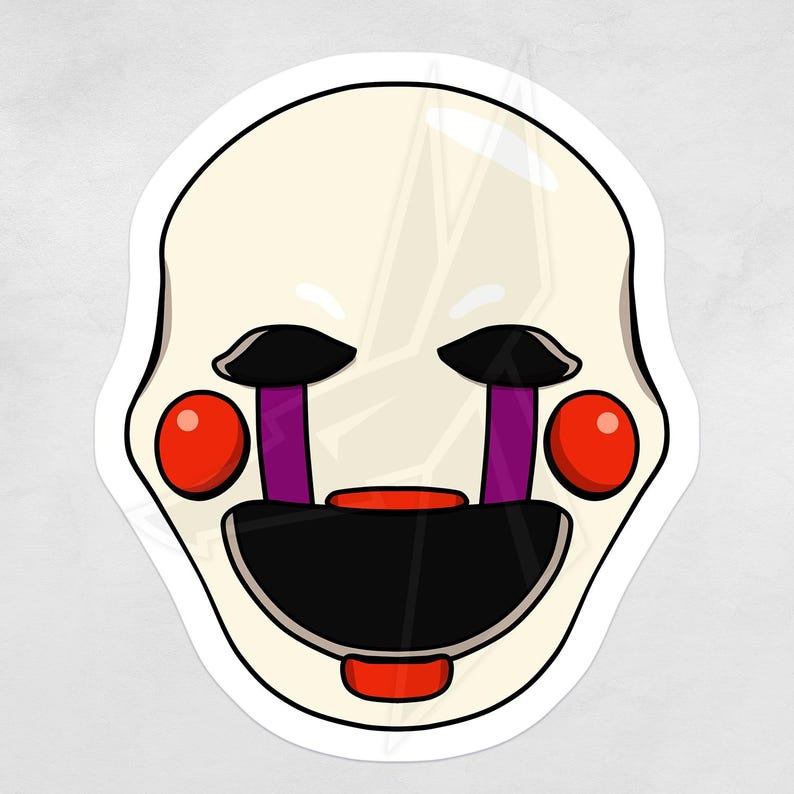 Sticker Puppet Five Nights at Freddy's Puppet Sticker | Vinyl Sticker | Holographic or ...