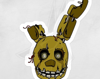 Five Nights at Freddy's Springtrap Aufkleber | Vinyl-Aufkleber | Holographisch oder glänzend