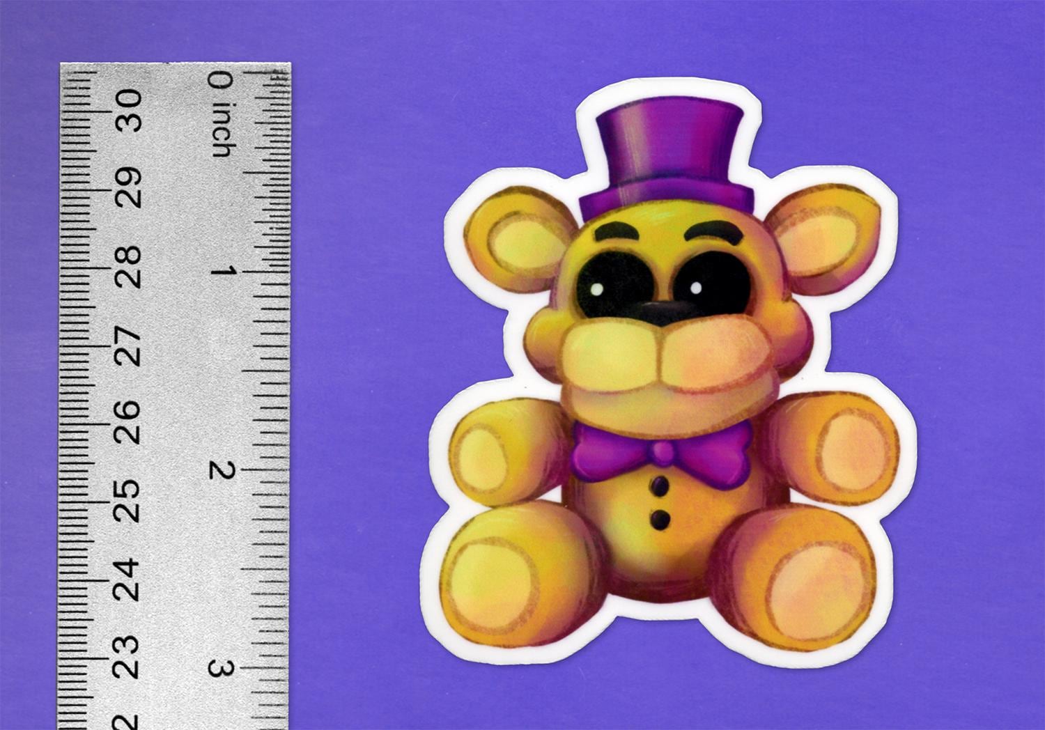 Five Nights at Freddy's Golden Freddy Plush Sticker | Vinyl Sticker ...