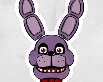 Adesivo Bonnie di Five Nights at Freddy's / Adesivo in vinile / Olografico o lucido