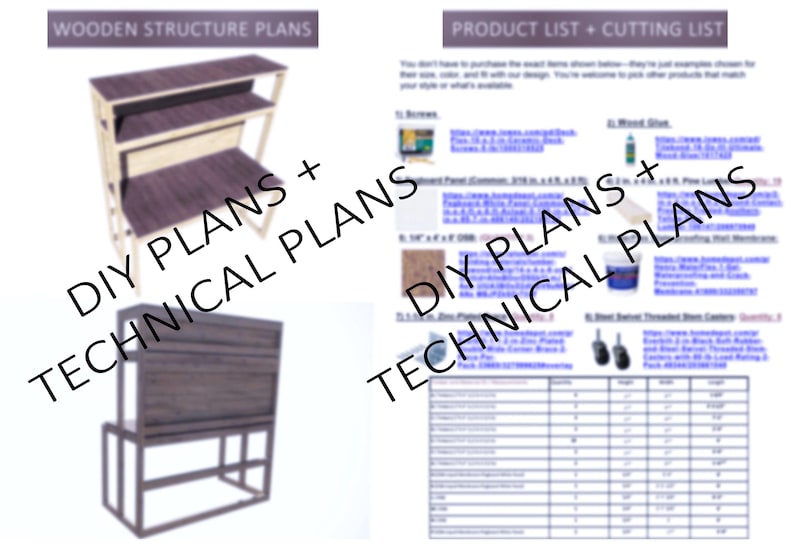 Storage Workbench Plans, DIY Garage Storage Shelf, 27 Gallon Tote Rack ...