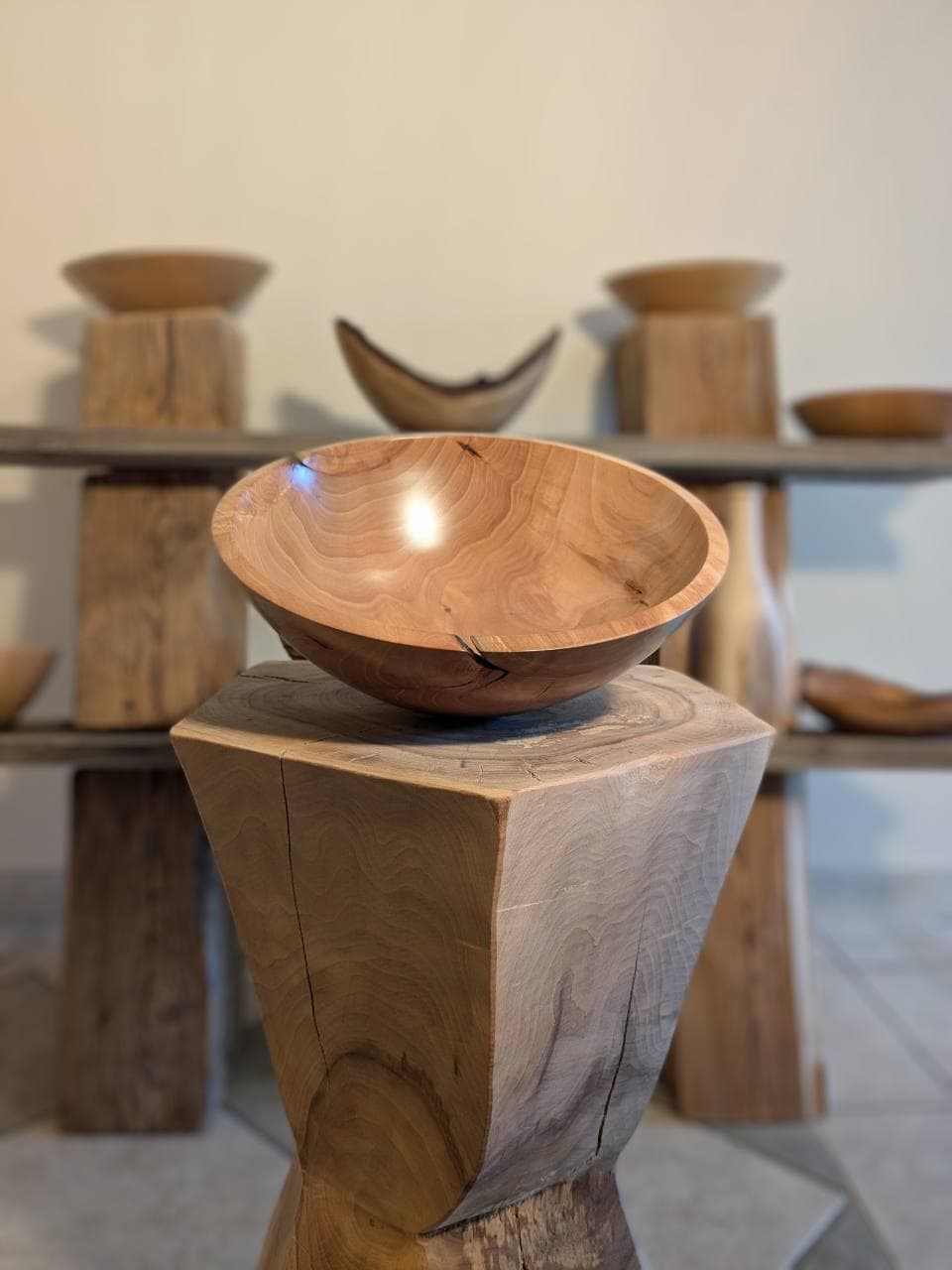 Teigschüssel aus holz