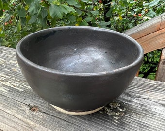 23155 FREE SHIP Black Bowl  5.5” x 2.5” Ready to Ship