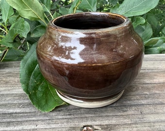 2360 Brown Findings Dish / Salt Cellar 4" x 2.5” Ready to Ship