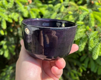 Planter Deep Purple Small Hangable Planter 2.5” x 4” Ready to Ship