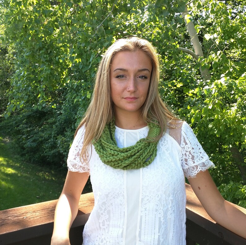 DIGITAL DOWNLOAD Chain Scarf Necklace Crochet Scarf Patterns Etsy