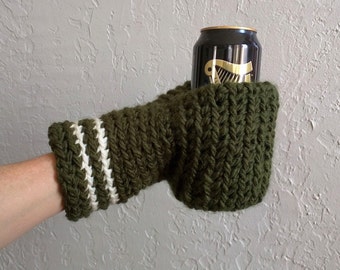Beer Mitten, White Elephant Gift, Drinking Gag Gifts, Christmas Gifts for Dad from Daughter, Stocking Stuffers, Tailgate for Men