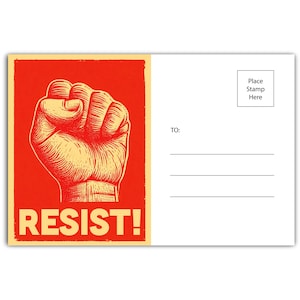 Druckt eure eigenen Demonstrations-Postkarten von zu Hause aus! 100x150, einseitig, von Ihrem Wähler, für Wahlpostkarten, für Kongreß, Senatoren