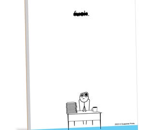 Funny 'F Word' Notepad: Sarcastic Office Memo Pad