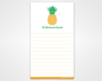 Ananas Einkaufsliste mit Magnet - Inspirational Novelty Gift for Best Friend