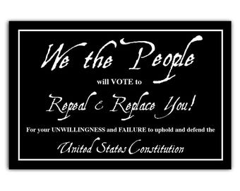 Protest Postcards for Senate, Congress - Activism Mail - We The People