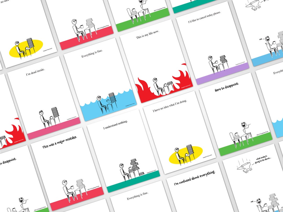 Funny Novelty Notepads Unique Office Gag Gifts for Friends and