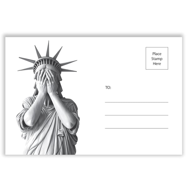 Postales de protesta para el Senado y el Congreso - Correo de Activismo - Weeping Liberty