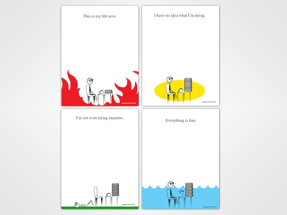 Paquete De Blocs De Notas Adhesivas Divertidos Para La Oficina: 4 Diseños Originales, Perfectos Como Regalos Divertidos Para Amigos, Jefe, Compañeros De Trabajo O Para Apuntes En La Oficina. - México