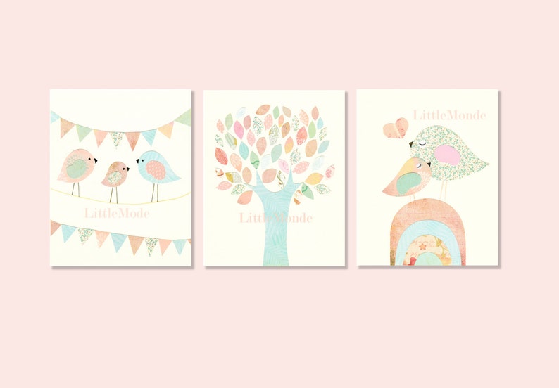 baby girl room prints