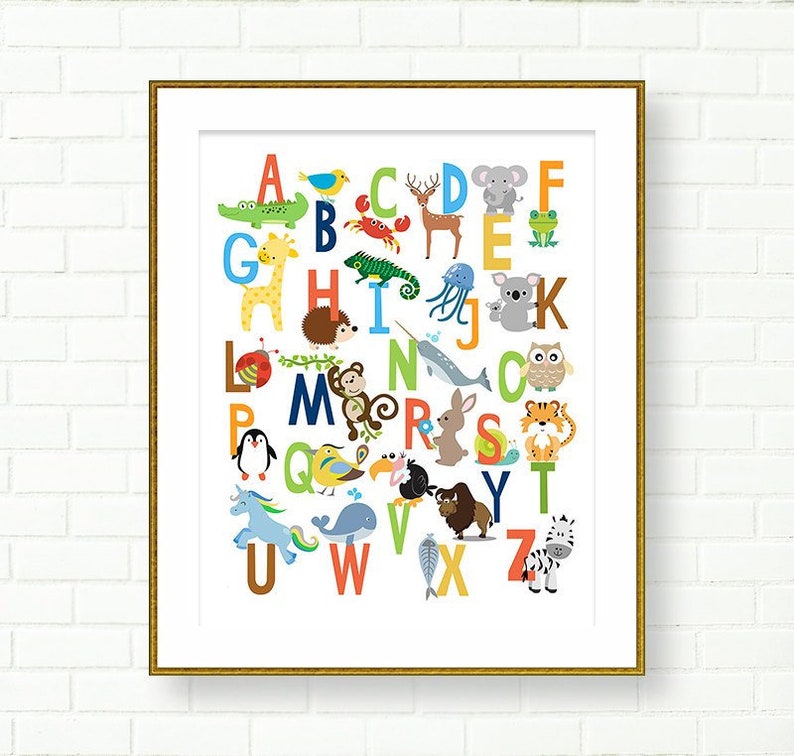 Alphabet Nursery Print printable ABC Poster Kid Place Alphabet animal Alphabet English Alphabet Child Place Alphabet Printable graphic relating to Printable Abc named Alphabet Nursery Print printable ABC Poster Youngster Place Alphabet animal Alphabet English Alphabet Little one Place Alphabet Printable