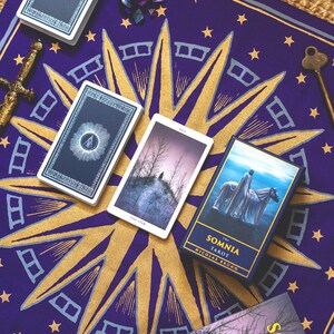 The Somnia Tarot Spread Cloth The Star 100% Cotton 21.5 x 21.5 inches USA image 5