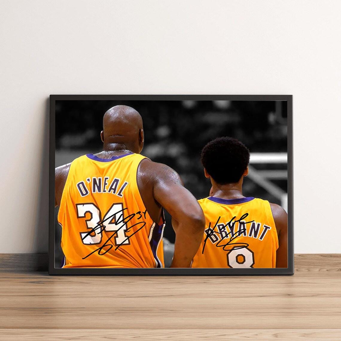 コービー&シャック　絵画 Kobe and Shaq Posters - Etsy