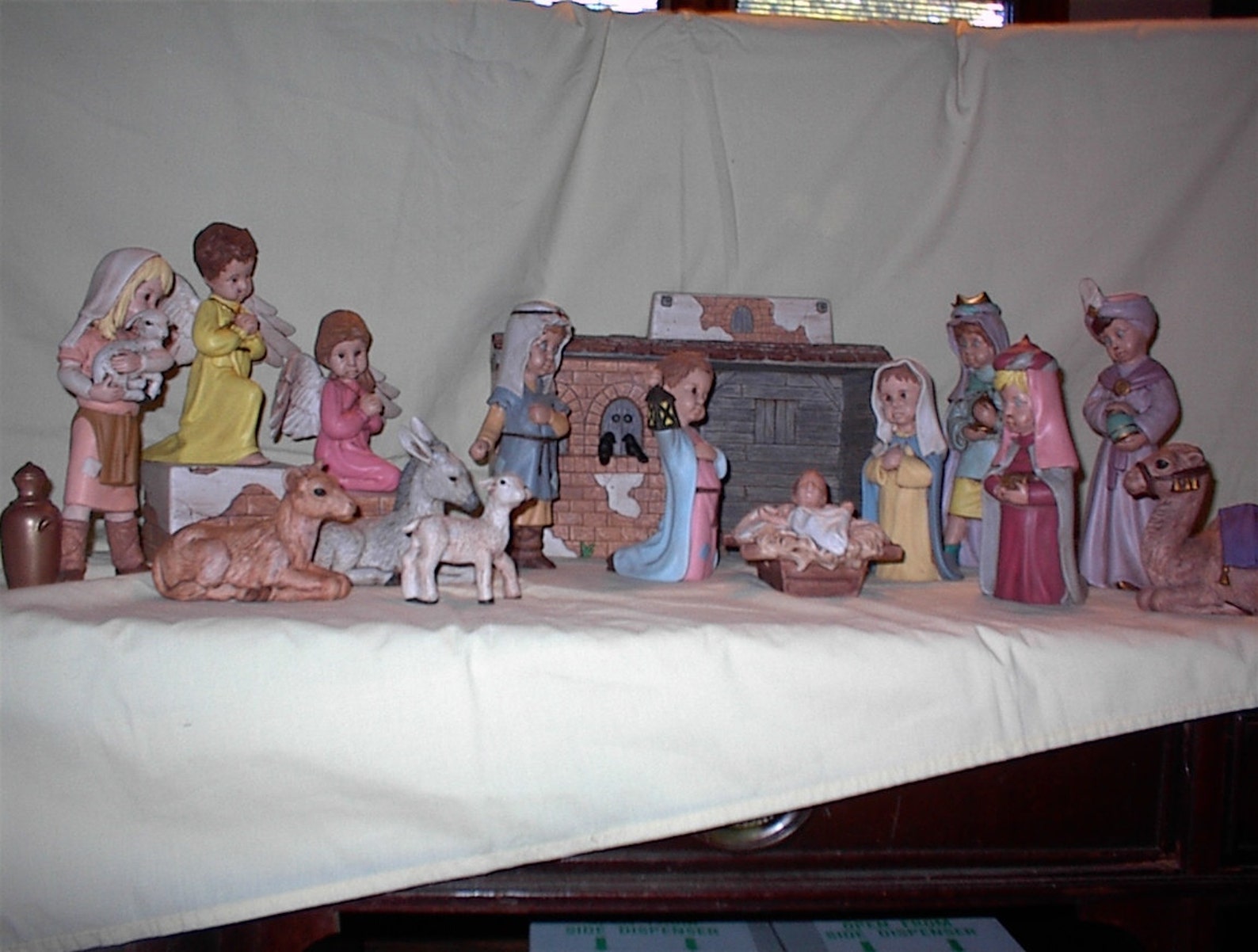 Large Clay Magic 17Piece Ceramic Bisque UNPAINTED Nativity Etsy