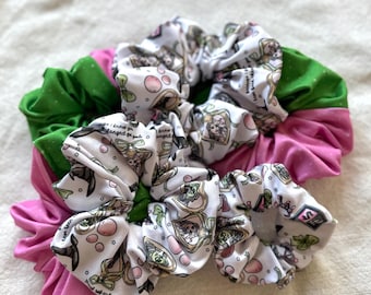 Witches Locket Scrunchie, Halloween Scrunchie, Fall Scrunchie, Soft Scrunchie,  Brynnbands, Fall Scrunchies, Fall Hair