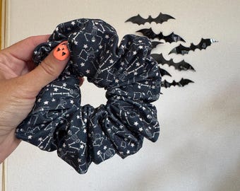 Skeletons Scrunchie, Halloween Scrunchie, Fall Scrunchie, Soft Scrunchie,  Brynnbands,Fall Scrunchies, Fall Hair