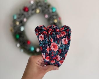 Holly Berries Top Knot Headband, holiday headband,  Hard Headband , Christmas  Headband, Bendable Headband, Brynnbands