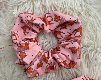 Golden June Reindeer Scrunchie, Holiday Scrunchies, Festive Scrunchies,  Christmas Scrunchies, Gifts for Girls, Brynnbands